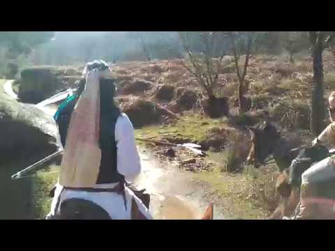 Indios a caballo por Euskadi
