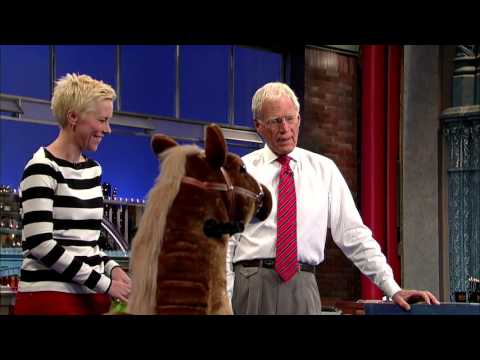 Dave Letterman Riding A Pony Cycle