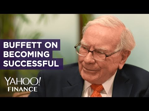 Warren Buffett shares advice on becoming successful