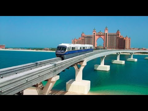 DUBAI MONORAIL Ride | DRIVERLESS Train!! | The Best View of PALM ISLAND 🏝 🔥🔥🔥
