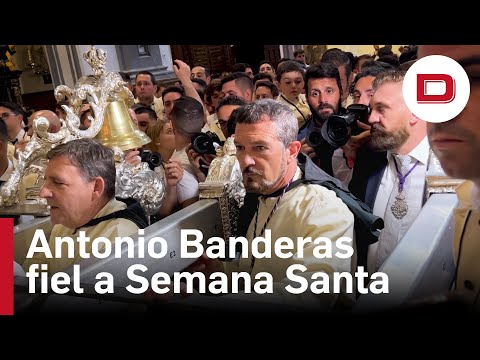 Antonio Banderas, fiel a su cita con la Semana Santa malagueña