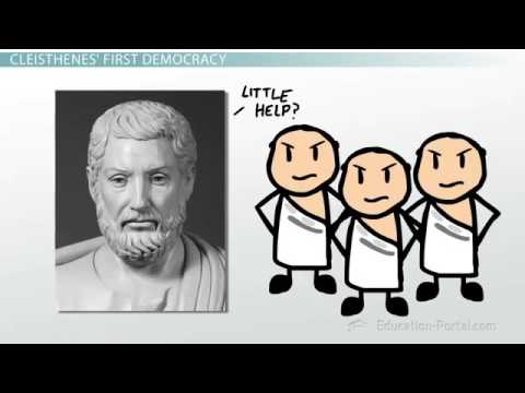 Athenian Democracy Solon and Cleisthenes